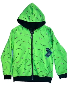 Disney Nightmare Before Christmas Oogie Boogie Reversible Hoodie Unisex Med NWT - Picture 1 of 8