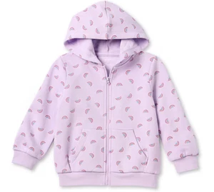 Okie Dokie Toddler & Little Girls Fleece Hooded Jacket Rainbow 3T- New Sealed - Picture 1 of 2