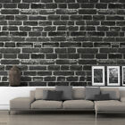 3D Red/Grey Brick Wallpaper HeavyWeight Textured Realistic Stone Effect Decor UK