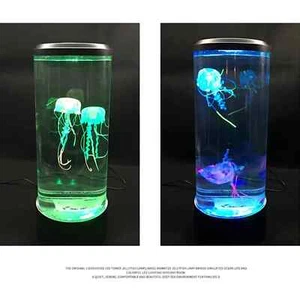 Neue Farbwechsel Quallen Lampe USB/Batteriebetrieben Tisch Nachtlicht - Bild 1 von 6