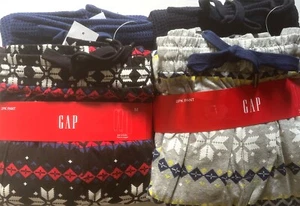 Men New GAP 2PK Elastic Waistband W/Tie Sleep Pants -Choice Size/Color - Picture 1 of 6