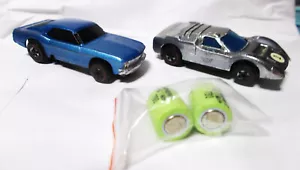Lot 2 Vtg Old Hot Wheels Redline Sizzlers Repair Restore Parts + 2 New Batteries - Picture 1 of 24