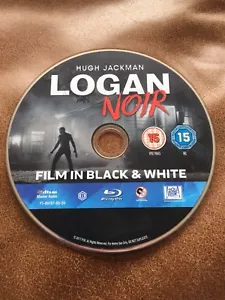 LOGAN Noir Version Blu-Ray (DISC ONLY) Black & White Film Marvel wolverine hugh - Imagen 1 de 5