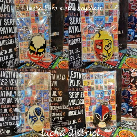 Lucha libre metal keychain 2 (1.8x 2 in) Cover