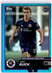 2023 Topps Ammiraglia MLS pellicola blu /99 1-200 (set completo) - Foto 1 di 55