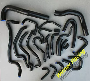 Fit Nissan Silvia/180SX/200SX S13 CA18DET 1989-1994 Silicone Coolant Hose 24PCS - Picture 1 of 7