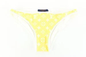 Louis Vuitton Size 34 Extra Small Yellow Monogram Bikini 82lk727s - Picture 1 of 12