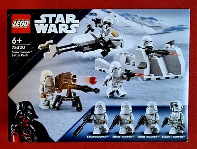 Lego 75320 Star Wars Snowtrooper Battle Pack Hoth Scout AT-AT Raro NUEVO Sellado Foto 1 de 4