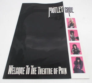 c 1985 MOTLEY CRUE Welcome to the Theatre of Pain PROGRAM TOUR Book CM3908 - Picture 1 of 6