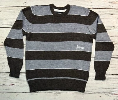 Billabong Wool Blend Sweater Pullover Long Sleeve Mens Size M Striped - Image 1 of 4