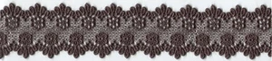 2&1/2" GREY GRAY VENICE VENISE LACE FABRIC TRIM 14 YARDS - Picture 1 of 1