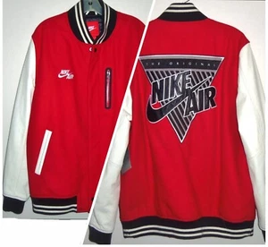 NUEVO 2013 NIKE DESTRUYER EL ORIGINAL NIKE AIR LANA CUERO CHAQUETA UNIVERSITARIA XL NUEVO CON ETIQUETAS - Imagen 1 de 8