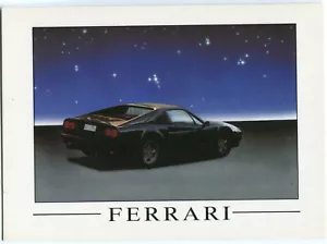 AK Auto FERRARI, schwarz, Sternenhimmel, Photokunst 70/80er - Bild 1 von 1