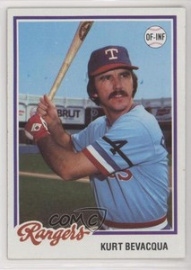 1978 Topps Burger King Restaurant Texas Rangers Kurt Bevacqua #16