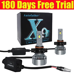 LED Headlight Bulbs Conversion Kit High Low Beam Super Bright 6500K White Light - Picture 1 of 12