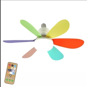 💨20.5-inch LED 40W ceiling fan light E27 with remote dimming function suitable - Picture 1 of 15