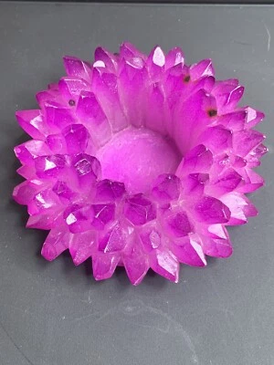 Michael’s Place And Time Soporte de luz de té LED hechizado púrpura resina de Halloween Foto 1 de 4