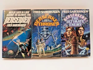 Lot of 3 Vintage Berserker Science Fiction Novels by Fred Saberhagen Paperbacks - Imagen 1 de 6