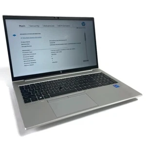 HP EliteBook 850 G8 15.6" Quad Core i5-1145G7 2.6GHz 16GB 256GB NVMe SSD -Win 11 - Picture 1 of 10