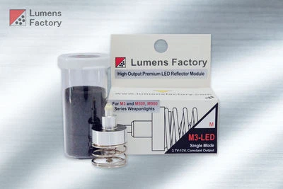 LUMENS FACTORY LED Drop-in Tower, New 319A (1 Mode) for Surefire M3, M500, M900, M961, M962
