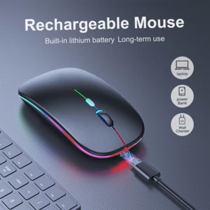 PC Maus Kabellos Bluetooth USB Wireless Mouse Computer Notebook Laptop Funkmaus - Bild 1 von 12