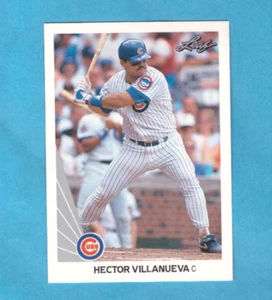 1990 Leaf Baseball card #401 Hector Villanueva Cubs - Picture 1 of 2
