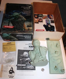 UNUSED VTG Star Wars Yoda Screamin Products Vinyl Model Kit In Box RARE 1992 ESB - Picture 1 of 16