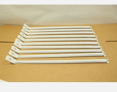 (10 упаковок) ClosetMaid 12 дюймов Белый кронштейн для поддержки стеллажей 6606 - Изображение 1 из 3