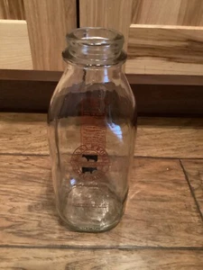 RONNY BROOK Glass Milk Bottle 32 U.S. oz - Picture 1 of 6
