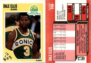 Dale Ellis 1989 Fleer Basketball Card 146 Seattle SuperSonics