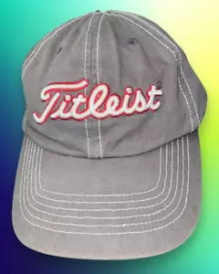 Titleist Men’s Baseball Cap Trucker Hat GOLF themed logo Gray Embroidered - Picture 1 of 11