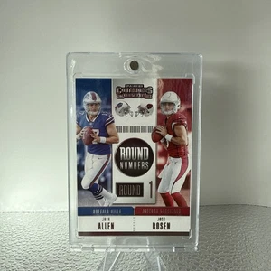 2018 Panini Contenders - Numeri rotondi Josh Allen, Josh Rosen #RNA-AR (RC) - Foto 1 di 2
