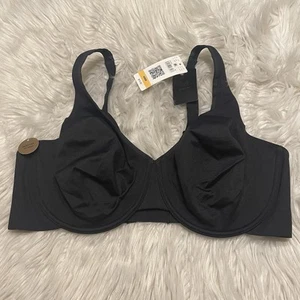 Wacoal 40DD Bra Black Comfortable Cool Underwire Back Closure 855385 NEW $74 - Picture 1 of 8