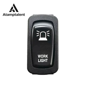 NEW Work Light Blue LED On/Off Dash Switch Fit 2018-2025 Polaris Ranger XP 1000 - Picture 1 of 10