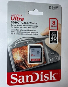 Scheda SDHC SanDisk Ultra 8 GB, SDSDU-008G-CW46 classe 10 nuova - Foto 1 di 2