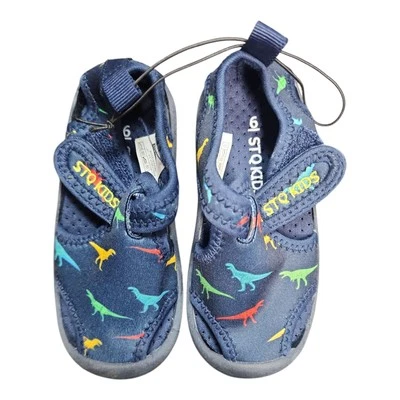 STQ Kids Toddler Boys Water Shoes Size 6 Dinosaur Swim Pool Slip-On New No Tag - Image 1 of 4