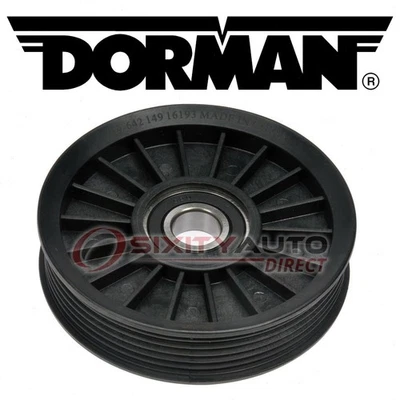 Dorman TECHoice Drive Belt Idler Pulley for 1992-1993 GMC Typhoon 4.3L V6 pm Foto 1 de 4