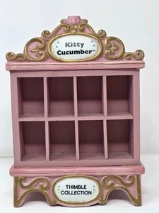 Vintage Kätzchen Gurke Musik Fingerhut Vitrine - Bild 1 von 4