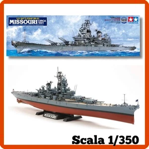 Modellismo statico navale militare model kit modellino Tamiya Missouri 1/350 - Foto 1 di 4