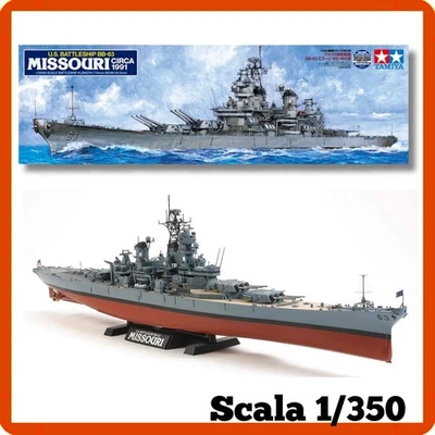 Modellismo statico navale militare model kit modellino Tamiya Missouri 1/350 - Immagine 1 di 4