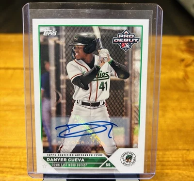 2023 Topps Pro Debut - Danyer Cueva #PD-2 Autographs (AU, RC) - Image 1 of 2