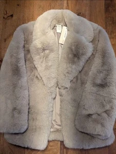 Target Girls Faux Fur Jacket Size 10 BNWT - Picture 1 of 2