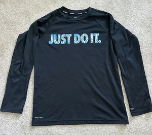 Nike Long Sleeve Hydroguard Sun Swim Shirt Kids Size M 10-12 - Picture 1 of 4