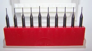 (10) 0.617mm (.0243") NUEVOS TALADROS MICROCARBURO, CNC Kyocera Tycom SD40 0243 - Imagen 1 de 1