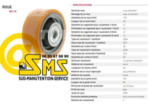 BT TOYOTA STABILISATORRAD 125 50 60 20mm HUBWAGEN LPE 200 ab 1995 - Bild 1 von 1