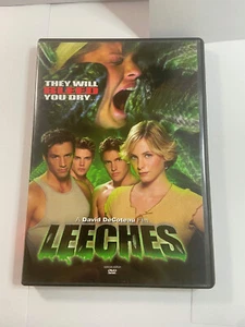 LEACHES: THEY WILL BLEED YOU DRY - MATTHEW TWINNING - USED DVD MOVIE DISC - Picture 1 of 1