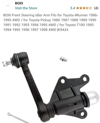 Front Steering Idler Arm For Toyota 4Runner Pickup 1986-1995 T100 1993-1998 4WD - Image 1 of 2