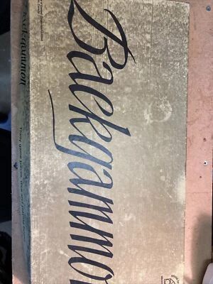 RARE VINTAGE BACKGAMMON BOARD GAME HOUSE OF GAMES WADDINGTONS 1973 - Image 1 of 4