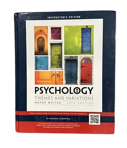 Psychology Themes and Variations INSTRUCTOR S EDITION 10e 10th Ed - Picture 1 of 7