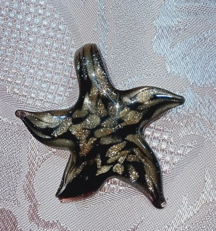 CIONDOLO STELLA- VETRO DI MURANO  - Immagine 1 di 1